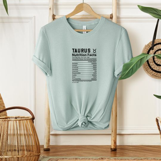 Taurus Shirt, Taurus Tshirt, Taurus Tee, Taurus Horoscope Sign Gift