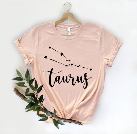 Taurus T-shirt, Zodiac Shirt, Horoscopes Tee, Taurus Birth Sign Shirt, Gift for Taurus