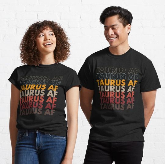 Taurus AF Apparel And Zodiac Sign Classic T-Shirt
