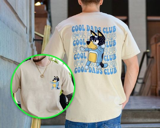 Cool Dad BlueyDad Shirt, Bandit Cool Dad Club T-shirt