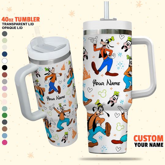 Custom Disney Friends Goofy 40oz Tumbler