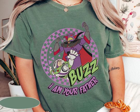 Vintage Disney Pixar Toy Story Shirt, Zug And Buzz Lightyear I Am Your Father T-shirt, Father's Day Gift Ideas