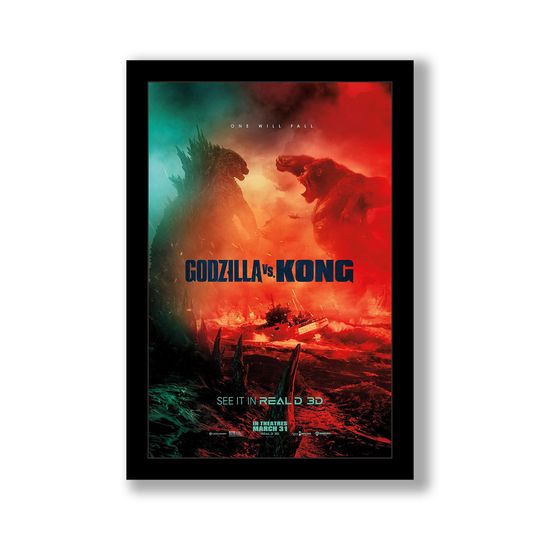 god zilla vs. Kong Movie Poster, Hot Movie Poster