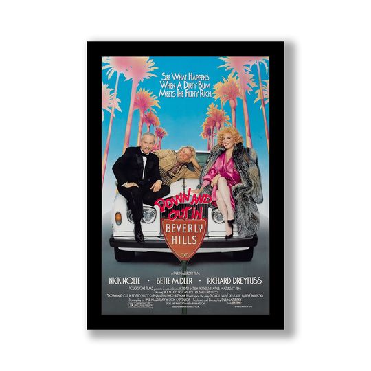 Down And Out In Beverly Hills Movie Poster, Hot Movie Poster