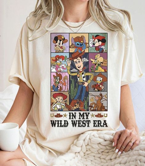 Vintage Disney Pixar Toy Story Shirt, In My Wild West Era Tshirt