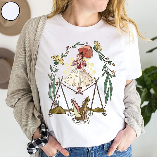 Tightrope Girl Disney The Haunted Mansion Shirt, Flower Tightrope Walker T-shirt