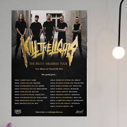 Kill The Lights Tour 2024 Poster