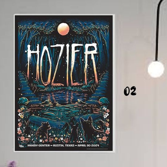 Hozier, Hozier April 30 2024 Moody Center Poster