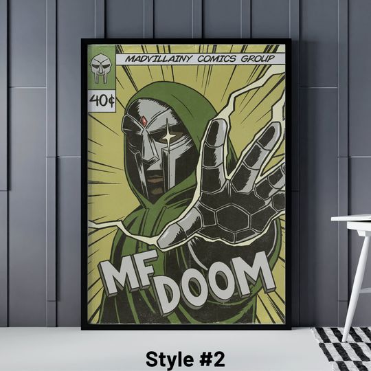 MF Dooom Poster, MF Dooom 10 Different Posters, Mf Dooom Print