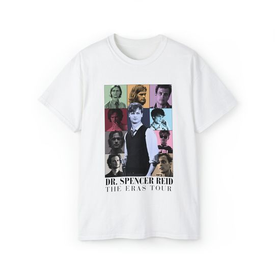 Dr. Spencer Reid Criminal Minds Eras Tour Tshirt
