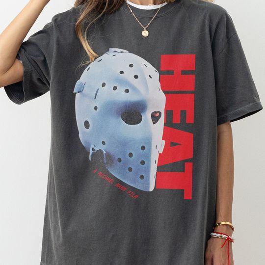 1995 Heat Movie Graphic T-Shirt, Michael Mann Heat 90s Gangster Action Film Tee Shirt