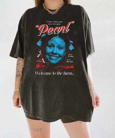 Pearl Horror Movie Poster Inspired Classic Shirt, Pearl SWEATSHIRT, A24 SHIRT