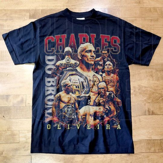 Do Bronx Shirt Charles Oliveira Tshirt Brazilian Fighter Jiu Jitsu 90s Retro Champions Fans