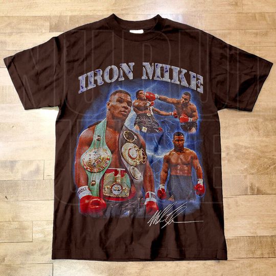 Vintage Style Mike Tyson, Bootleg T-Shirt, Sport Boxing Rap Tee hop RnB Shirt, Mike Tyson Merch Shirt
