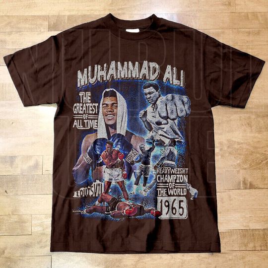 Vintage Style Muhammad Ali Vintage 90s Raptees , Hip hop RnB shirt, Graphic tee