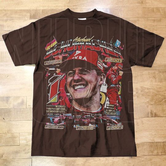 Vintage Style Michael Schumacher 90s Racing Y2K Retro Vintage Vintage T-Shirt, Unisex T-Shirt, 80s 90s Graphic tee Vintage Tee