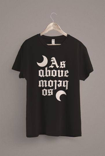 As Above So Below T-Shirt | Witch Clothing | Wicca Clothes | Witchy Shirt | Witchcraft Aesthetic