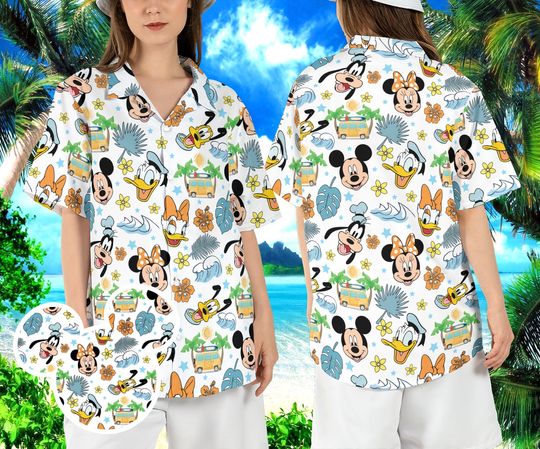 Mickey and Friends Summer Hawaiian Shirt