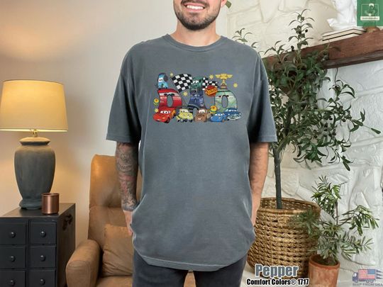 Pixar Dad Car Characters Shirt, Father's Day Gift