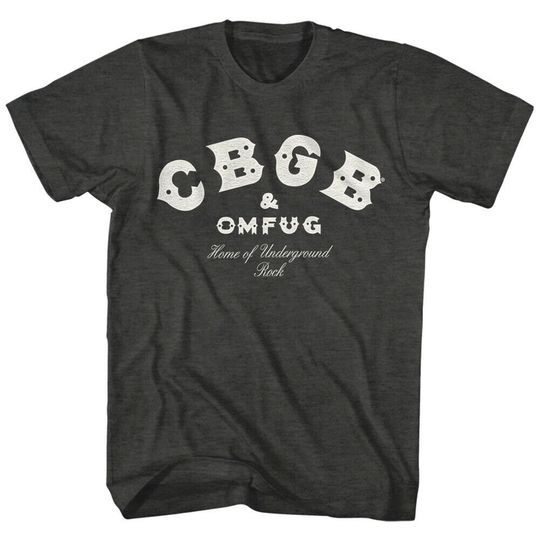 CBGB Men's T-Shirt, Punk Home of Underground Rock, Heavy Metal Band Concert Tee, Music Concert Merchandise, New York Fashion, Gift For Him