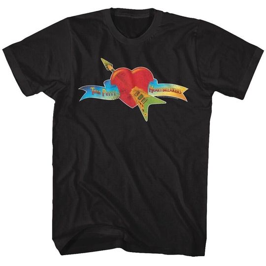 Tom Petty & the Heartbreakers Shirt Logo Rock Band Concert Tees