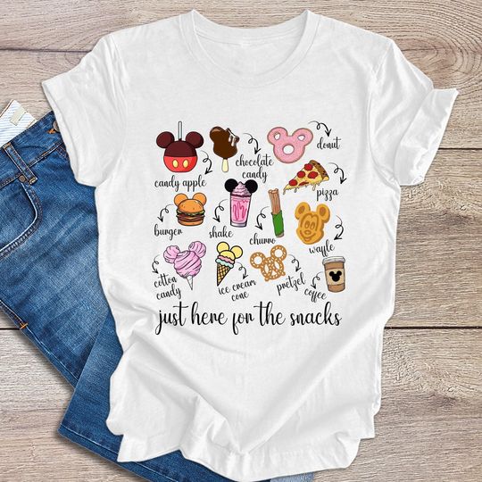 Just Here For The Snacks Shirt, Disney Snacks Shirt, Disney Snack Goals Shirt, Disney Vacation Shirt