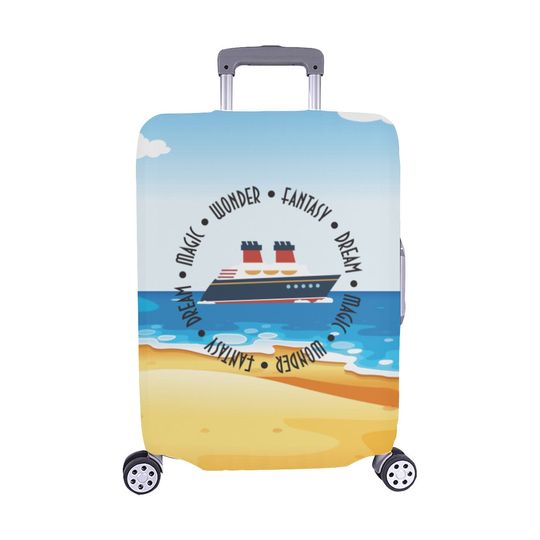 Cruise Ships Luggage Cover, Vacation Luggage Cover