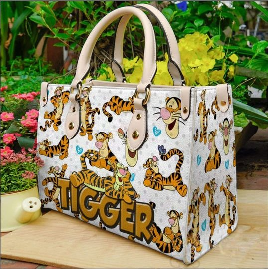 Tigger Winnie The Pooh Vintage Leather Handbag