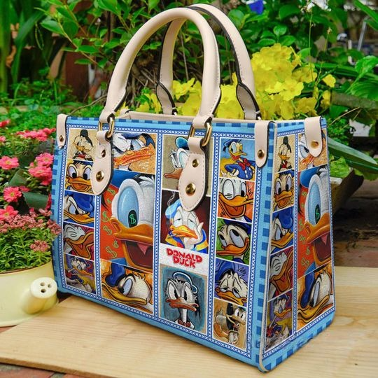 Donald Duck Vintage Leather Handbag