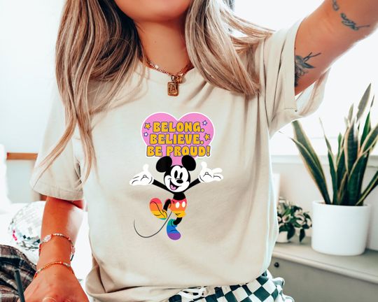 Pride Mickey Mouse Shirt, LGBT Disney Shirt, Disney Lgbt Rights Shirt