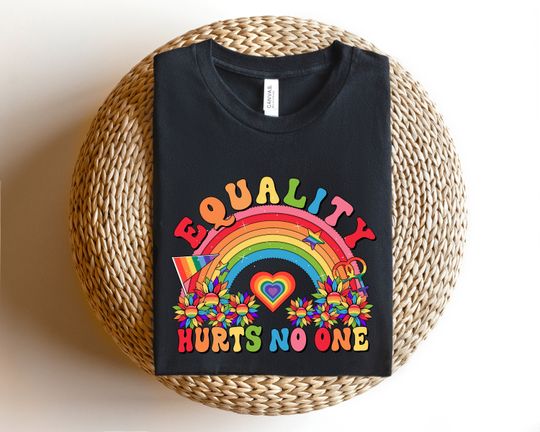 Equality Hurts No One Shirt, Black Lives Matter, Equal Rights, LGBT Shirt
