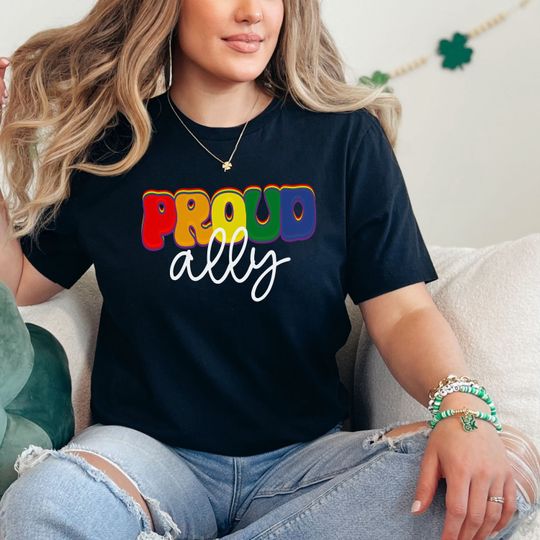 Ally Shirt, LGBTQ Ally Shirt, Pride Ally Shirt, LGBT Shirt For Ally, Pride Shirt, Ally Gift
