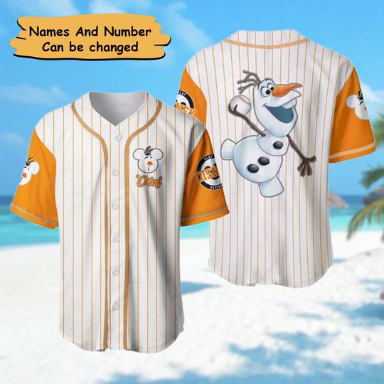 Custom Snowman Baseball Jersey
