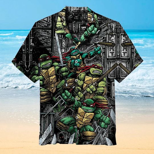 Teenage Mutant Ninja Turtles, Unisex Hawaiian Shirt