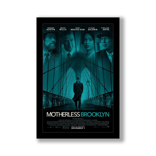 Motherless Brooklyn Movie Poster, Hot Movie Poster