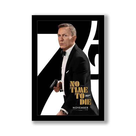 James Bond: No Time To Die Movie Poster, Hot Movie Poster