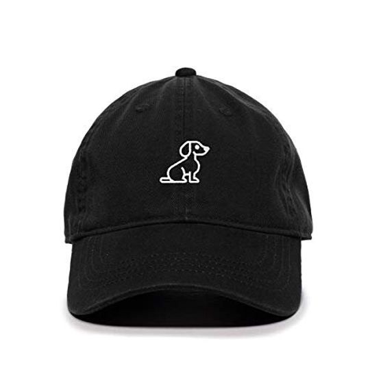 Dog Baseball Cap Embroidered Cotton Adjustable Dad Hat