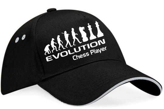Evolution Of Chess Player Baseball Cap - Gift for father's day