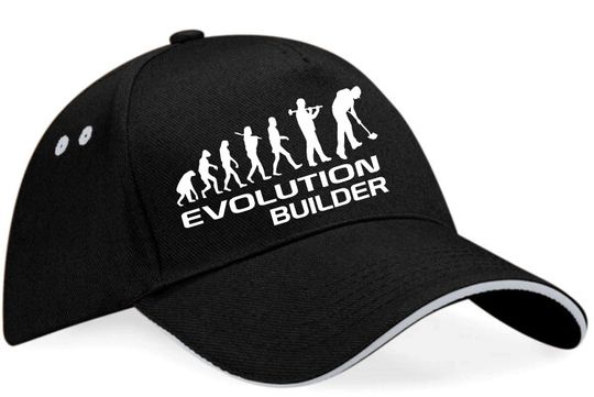 Evolution Of A Builder Baseball Cap - Gift for father's day