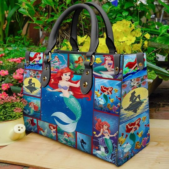 The Little Mermaid Vintage Leather Handbag