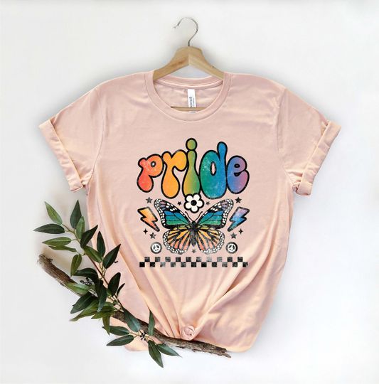 Retro Pride Shirt, Vintage Pride Shirt, Lgbt Retro Tshirt, Equality Shirt