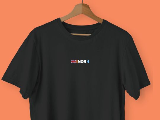 Lando Norris Formula 1 Minimalist Supporters T-Shirt | F1