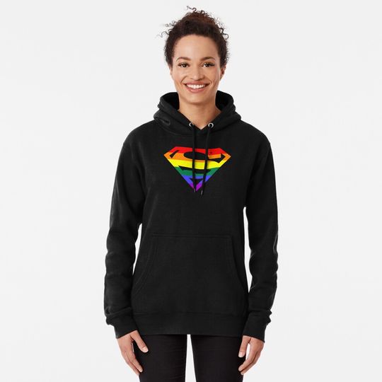 Super Queer 2 Pullover Hoodie, LGBT Pride Hoodie