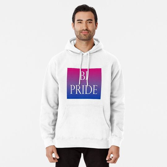 Bi Pride Pullover Hoodie, LGBT Pride Hoodie