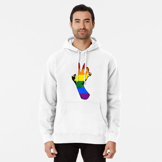Equality Paw Pullover Hoodie, LGBT Pride Hoodie