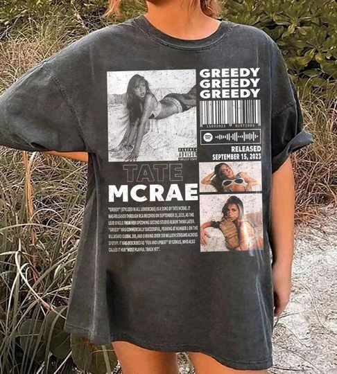 Vintage Tate McRae Music Merch Shirt, Think Later World Tour 2024