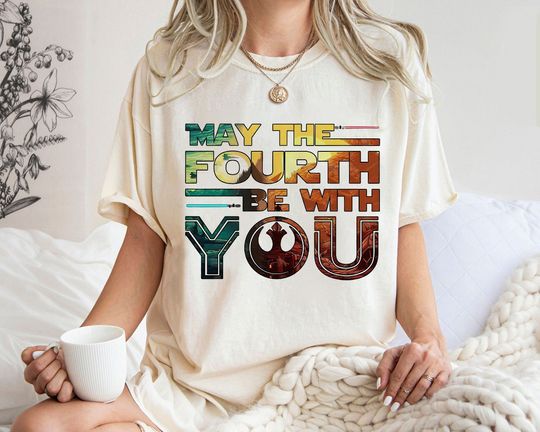 Retro Star Wars May The Fourth Be With You Shirt, Disney Star Wars Shirt