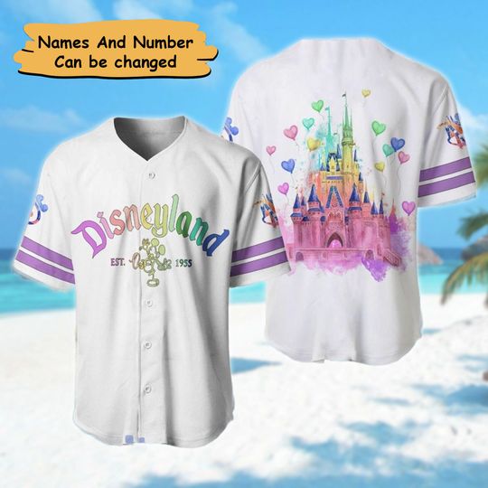 Personalized Mouse and Friends Baseball Jersey