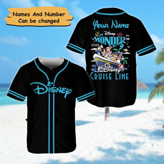 Personalized Cruise Line Baseball Jersey
