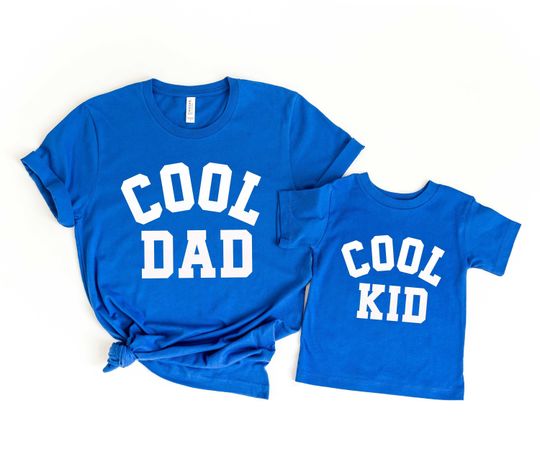 Cool Dad And Cool Kid Shirt, Cool Family Shirt, Dad and Kid Matching Shirt, Fathers Day Shirt, Daddy Gift